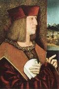 bernhard strigel portrait of emperor maximilian oil painting